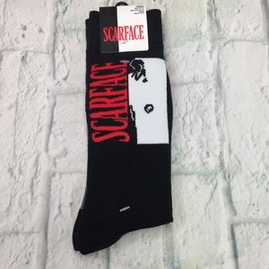 Scarface Men’s Crew Socks Size 10-13 Set of 2